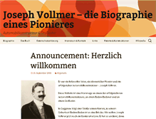 Tablet Screenshot of josephvollmer.de